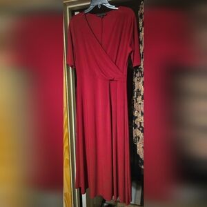 Burgundy Preston & York Dress Sz Medium